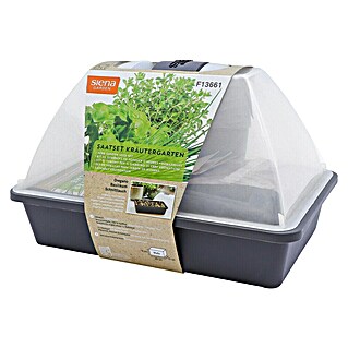 Siena Garden Anzucht-Set MALMÖ (Anthrazit, 29 x 19 x 19 cm, Kunststoff)