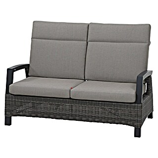 Siena Garden Corido Loungesofa (Charcoal Grey, Aluminium, Max. Personenzahl: 2 Stk.)