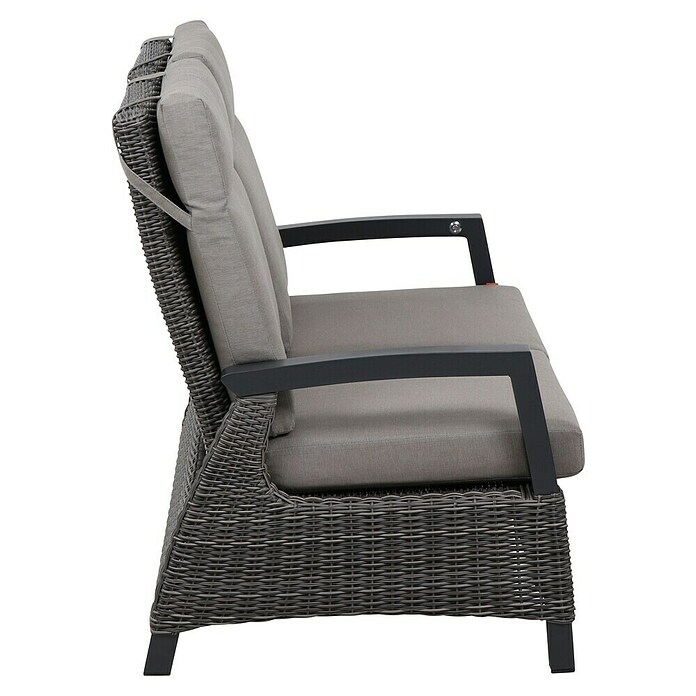 Siena Garden Corido Loungesofa (Charcoal Grey, Aluminium, Max. Personenzahl: 2 Stk.) | BAUHAUS