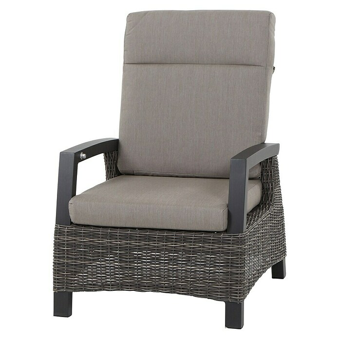 Siena Garden Corido Loungesessel (L x B x H: 81 x 81 x 87 cm, Grau, Rückenlehne verstellbar) | BAUHAUS