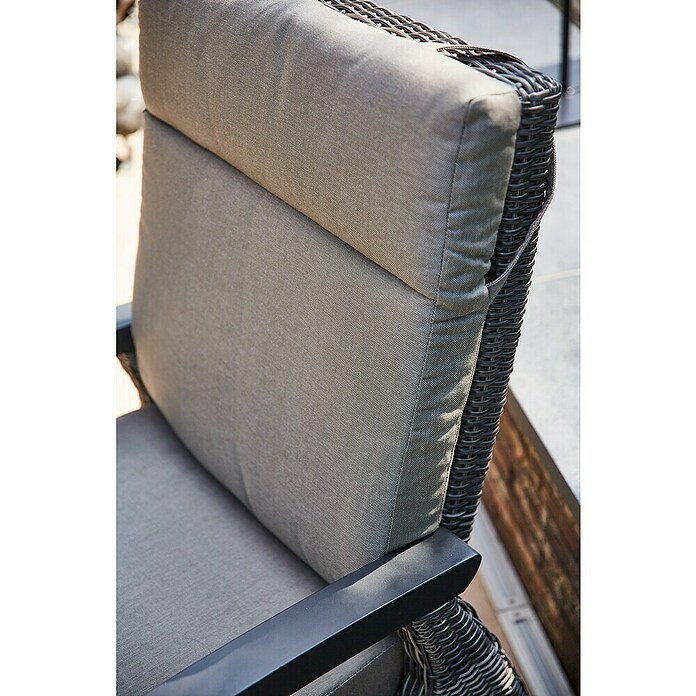 Siena Garden Corido Loungesessel (L x B x H: 81 x 81 x 87 cm, Grau, Rückenlehne verstellbar) | BAUHAUS