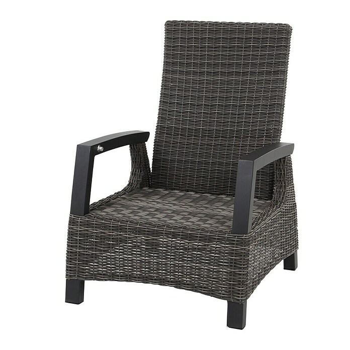 Siena Garden Corido Loungesessel (L x B x H: 81 x 81 x 87 cm, Grau, Rückenlehne verstellbar) | BAUHAUS