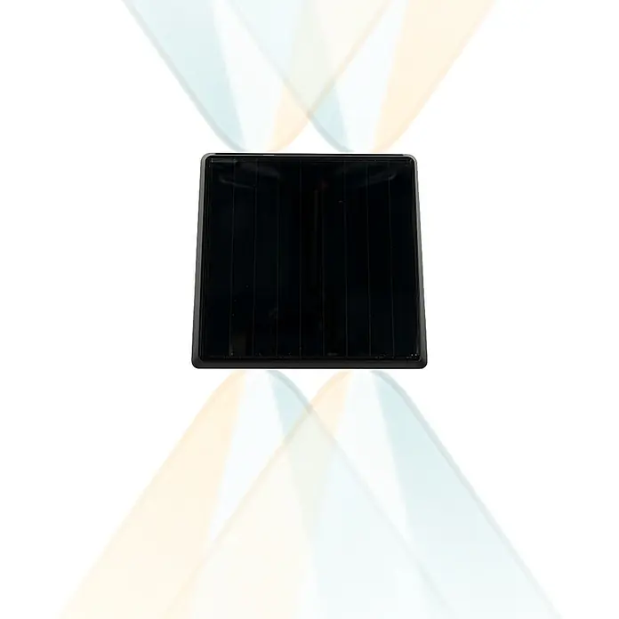 Luxula Solar-Außenwandleuchte - L x B x H: 10,7 x 9,8 x 6,4 cm, Schwarz, IP54