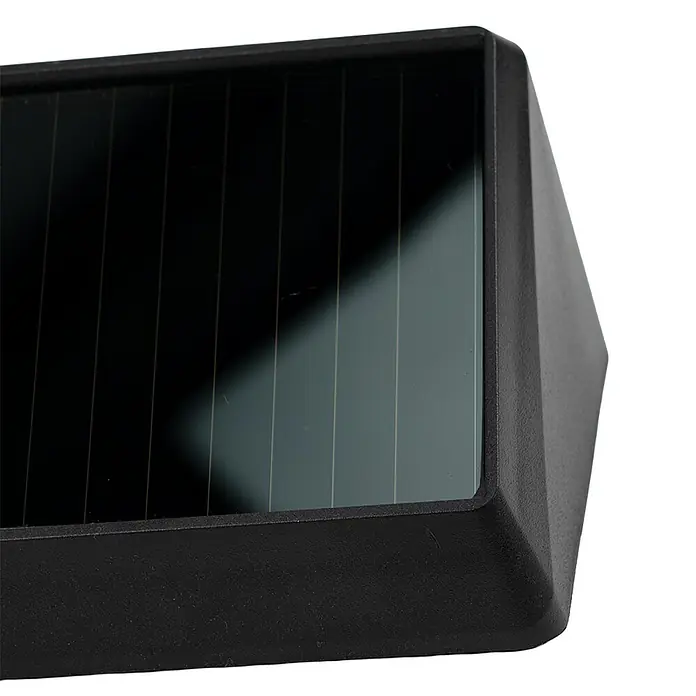 Luxula Solar-Außenwandleuchte - Schwarz, IP54