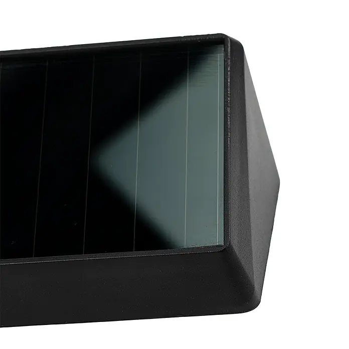 Luxula Solar-Außenwandleuchte - Schwarz, IP54