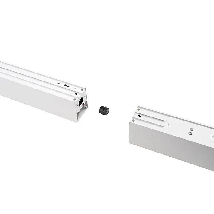 Luxula LED-Pendelleuchte - 40 W, L x B x H: 130 x 6 x 8 cm, Weiß