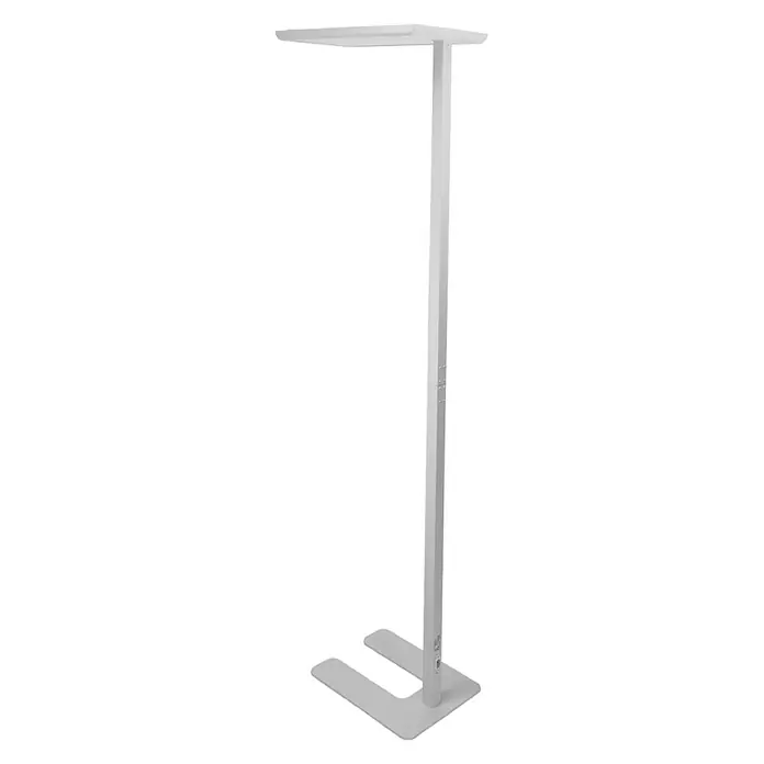 Luxula LED-Stehleuchte - 100 W, Höhe: 203 cm, Weiß