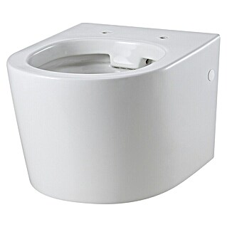 Camargue Paris Wand-WC (Spülrandlos, Ohne Spezialglasur, Spülform: Tief, WC Abgang: Waagerecht, Weiß)