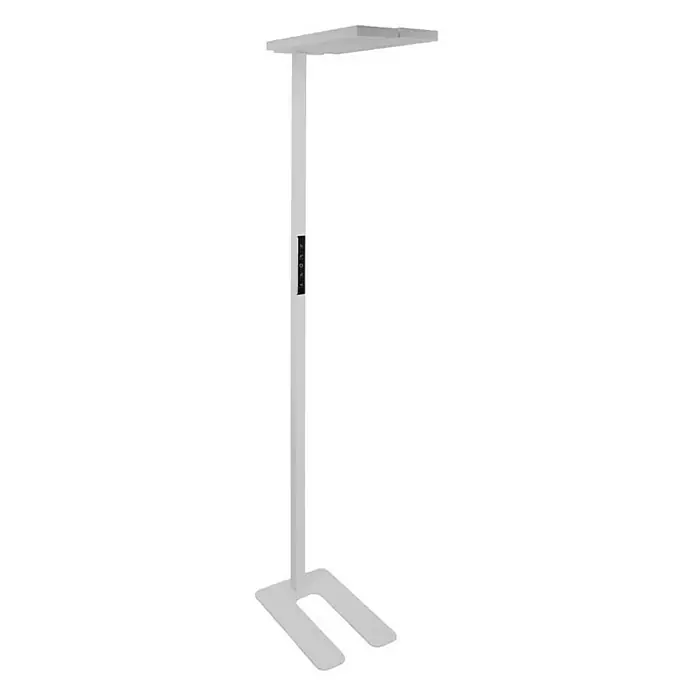 Luxula LED-Stehleuchte - 120 W, Höhe: 202 cm, Weiß