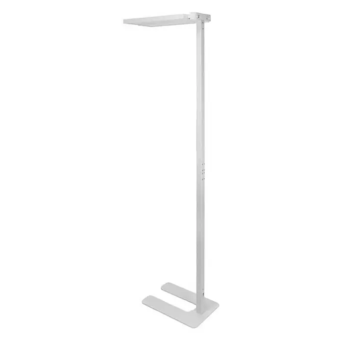 Luxula LED-Stehleuchte - 120 W, Höhe: 202 cm, Weiß
