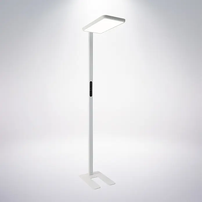 Luxula LED-Stehleuchte - 100 W, Weiß