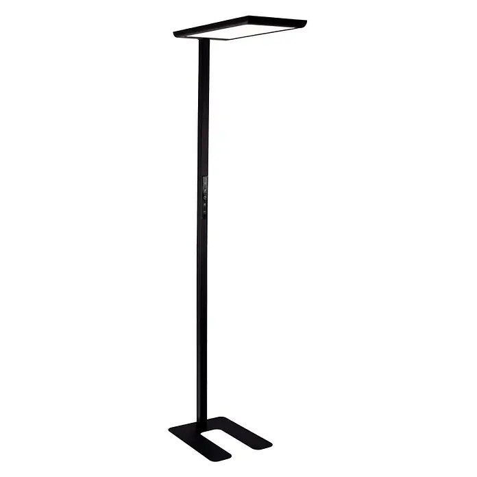Luxula LED-Stehleuchte - 100 W, Schwarz