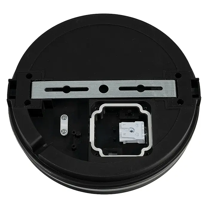 Luxula LED-Deckenleuchte rund - 30 W, Ø x H: 30 x 6,1 cm, Schwarz, Mehrfarbig