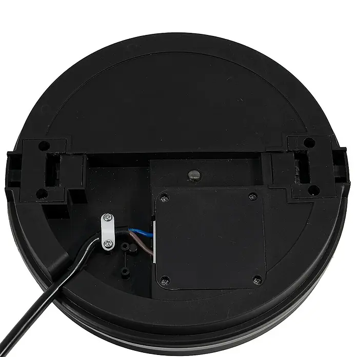 Luxula LED-Deckenleuchte rund - 20 W, Ø x H: 20 x 5,6 cm, Schwarz, Mehrfarbig