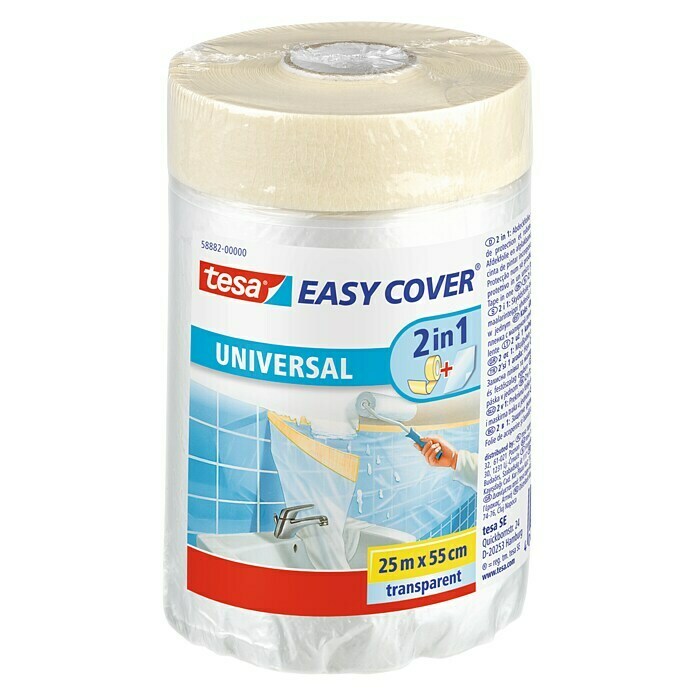 tesa Plástico protector Easy cover (Plástico (HDPE))