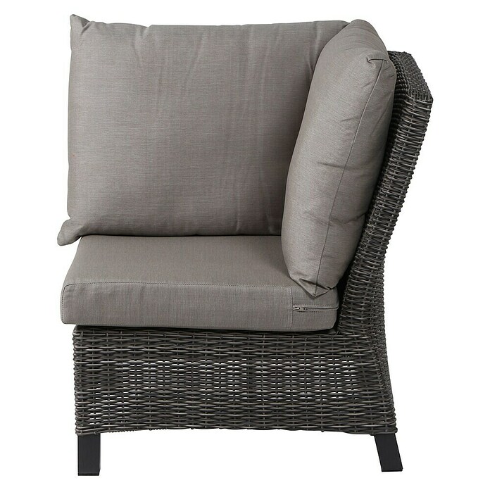 Siena Garden Corido Loungesofa-Eckelement (L x B x H: 81 x 81 x 87 mm, Charcoal Grey, Aluminium) | BAUHAUS