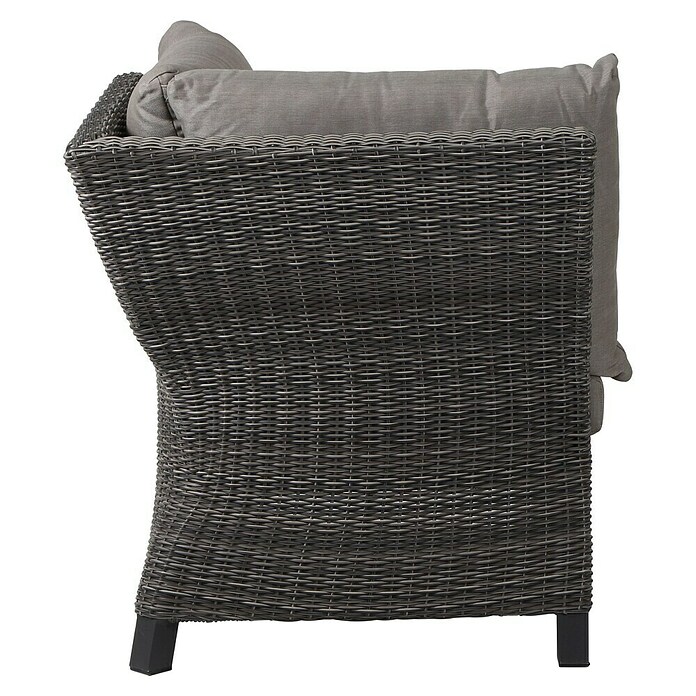 Siena Garden Corido Loungesofa-Eckelement (L x B x H: 81 x 81 x 87 mm, Charcoal Grey, Aluminium) | BAUHAUS