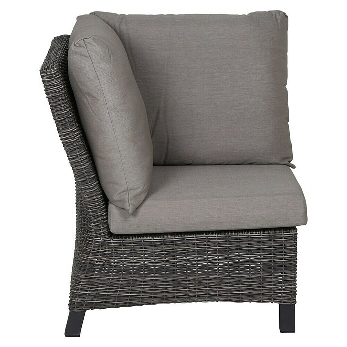 Siena Garden Corido Loungesofa-Eckelement (L x B x H: 81 x 81 x 87 mm, Charcoal Grey, Aluminium) | BAUHAUS