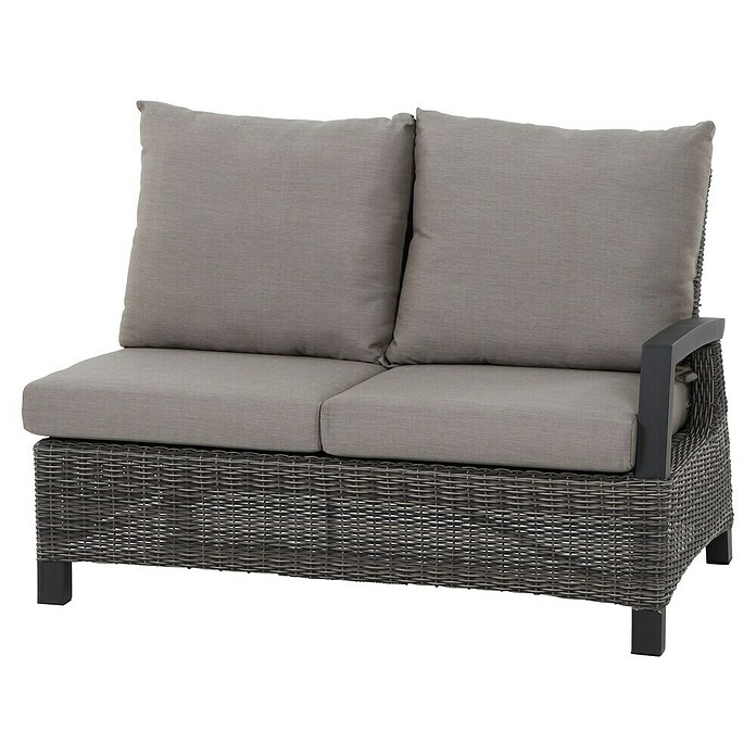 Siena Garden Corido Loungesessel (L x B x H: 83 x 136 x 88 cm, Grau, links) | BAUHAUS