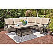 Siena Garden Corido Loungesessel (L x B x H: 83 x 136 x 88 cm, Grau, links) | BAUHAUS