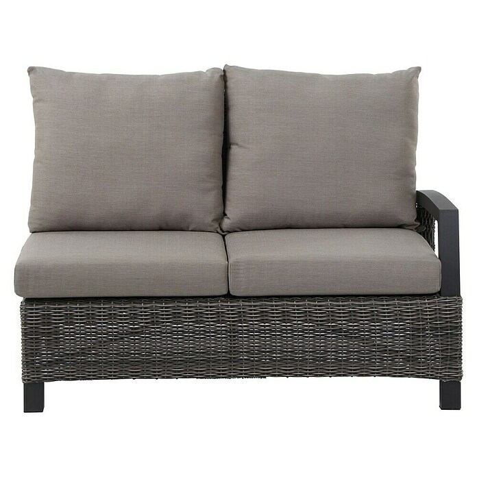 Siena Garden Corido Loungesessel (L x B x H: 83 x 136 x 88 cm, Grau, links) | BAUHAUS