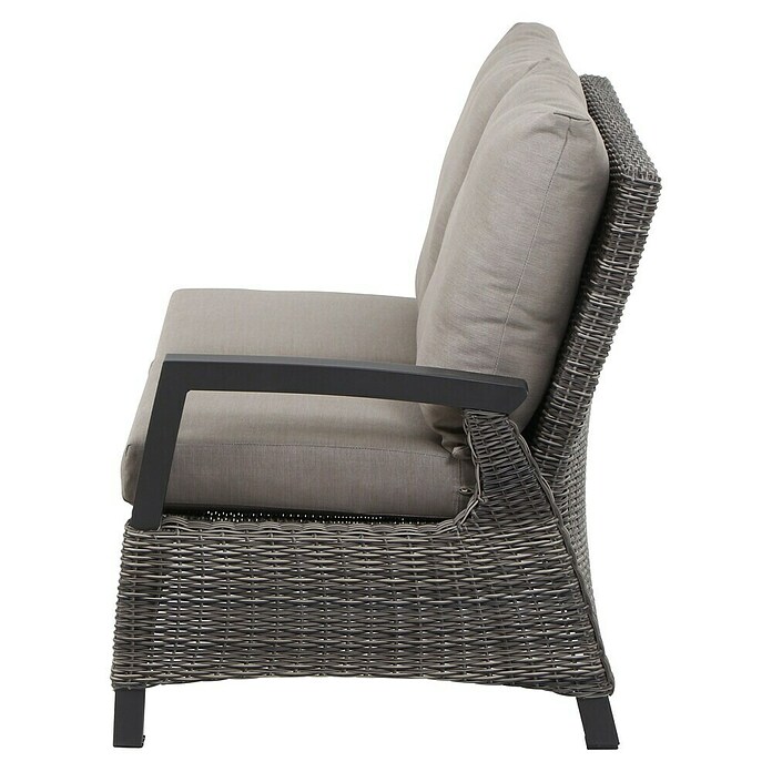 Siena Garden Corido Loungesessel (L x B x H: 83 x 136 x 88 cm, Grau, links) | BAUHAUS
