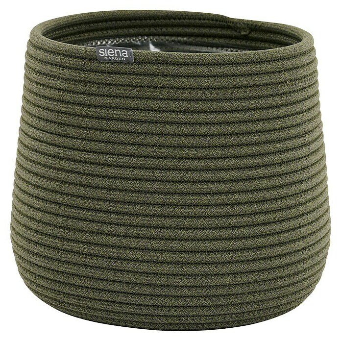 Siena Garden Pflanzgefäß LINEA (Ø x H: 24 x 21 cm, Olive, 1 Stk.) | BAUHAUS