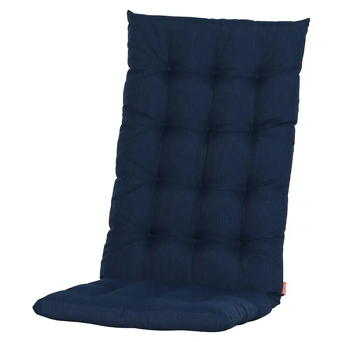 Siena Garden Atria Sitzauflage - L x B x H: 123 x 48 x 6 cm, Blau, Polyester, 1 Stk. - Dunkelblaues getuftetes Stuhlkissen mit Sitz- und Rückenlehnenbereich.