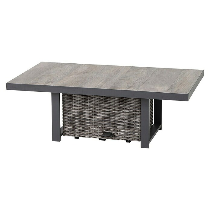 Siena Garden Corido Garten-Loungetisch (L x B x H: 130 x 75 x 71 cm, Washed Grey, Max. Personenzahl: 4 Stk.) | BAUHAUS