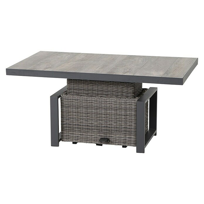 Siena Garden Corido Garten-Loungetisch (L x B x H: 130 x 75 x 71 cm, Washed Grey, Max. Personenzahl: 4 Stk.) | BAUHAUS