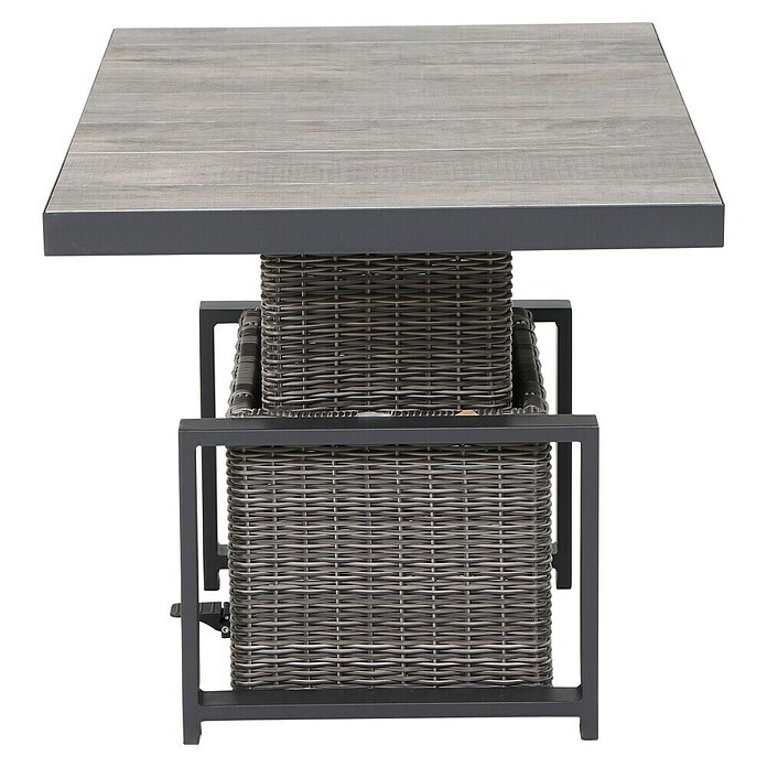 Siena Garden Corido Garten-Loungetisch (L x B x H: 130 x 75 x 71 cm, Washed Grey, Max. Personenzahl: 4 Stk.) | BAUHAUS