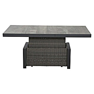 Siena Garden Corido Garten-Loungetisch (L x B x H: 160 x 90 x 71 cm, Washed Grey, Max. Personenzahl: 6 Stk.)