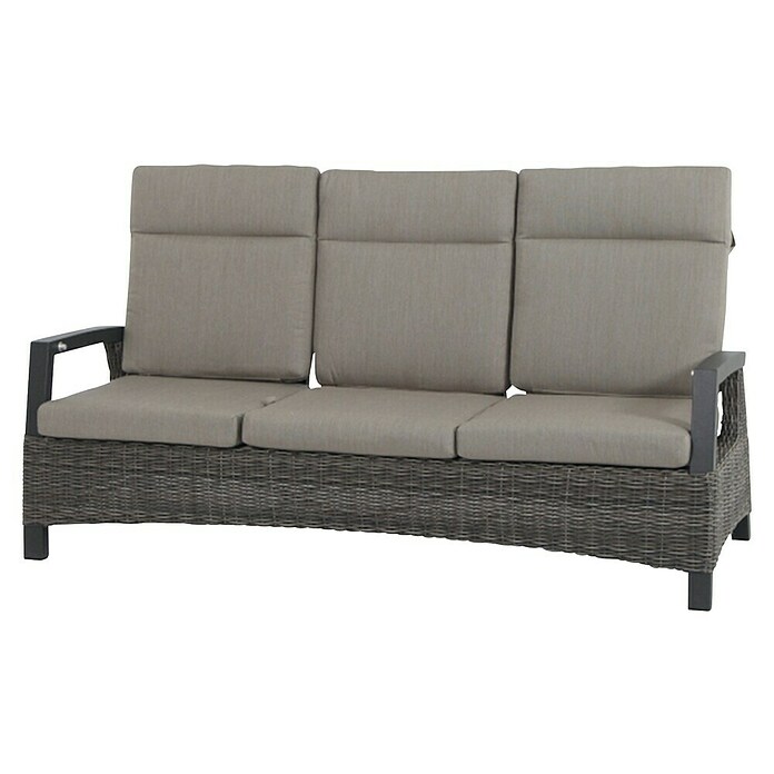 Siena Garden Corido Loungesofa (Charcoal Grey, Aluminium, Max. Personenzahl: 3 Stk.) | BAUHAUS
