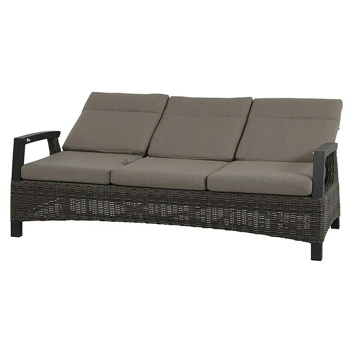 Siena Garden Corido Loungesofa (Charcoal Grey, Aluminium, Max. Personenzahl: 3 Stk.) | BAUHAUS