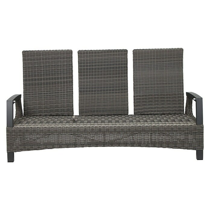 Siena Garden Corido Loungesofa (Charcoal Grey, Aluminium, Max. Personenzahl: 3 Stk.) | BAUHAUS
