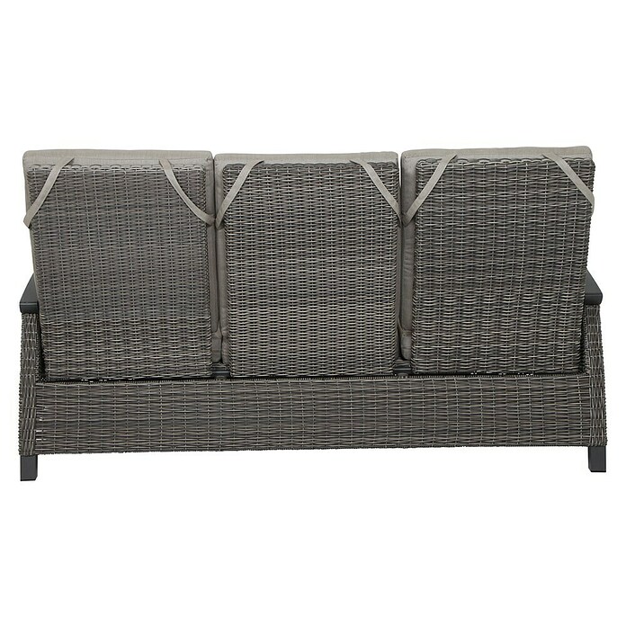Siena Garden Corido Loungesofa (Charcoal Grey, Aluminium, Max. Personenzahl: 3 Stk.) | BAUHAUS