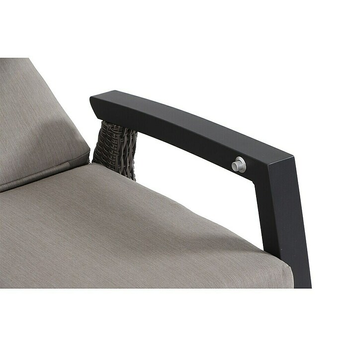 Siena Garden Corido Loungesofa (Charcoal Grey, Aluminium, Max. Personenzahl: 3 Stk.) | BAUHAUS