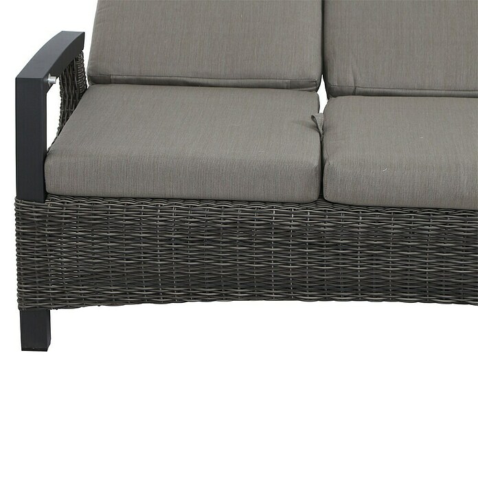 Siena Garden Corido Loungesofa (Charcoal Grey, Aluminium, Max. Personenzahl: 3 Stk.) | BAUHAUS