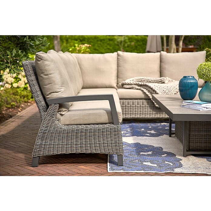 Siena Garden Corido Loungesessel (L x B x H: 82 x 135 x 87 cm, Grau, rechts) | BAUHAUS