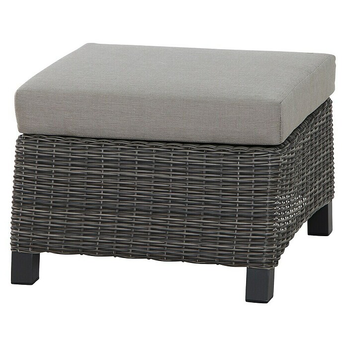Siena Garden Corido Lounge-Hocker (L x B x H: 60 x 57 x 42 cm, Charcoal Grey) | BAUHAUS