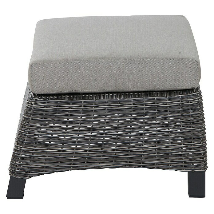 Siena Garden Corido Lounge-Hocker (L x B x H: 60 x 57 x 42 cm, Charcoal Grey) | BAUHAUS