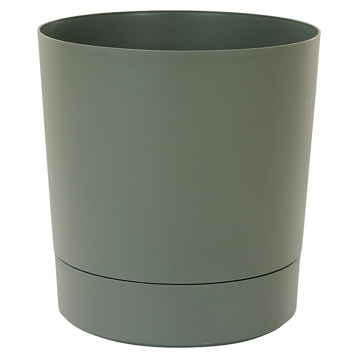 Siena Garden Pflanzgefäß Tarifa Pure (Ø x H: 32,5 x 28 cm, Salbeigrün, Material aus Polypropylen, 1 Stk.) | BAUHAUS