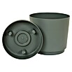Siena Garden Pflanzgefäß Tarifa Pure (Ø x H: 28 x 30 cm, Salbeigrün, Material aus Polypropylen, 1 Stk.) | BAUHAUS