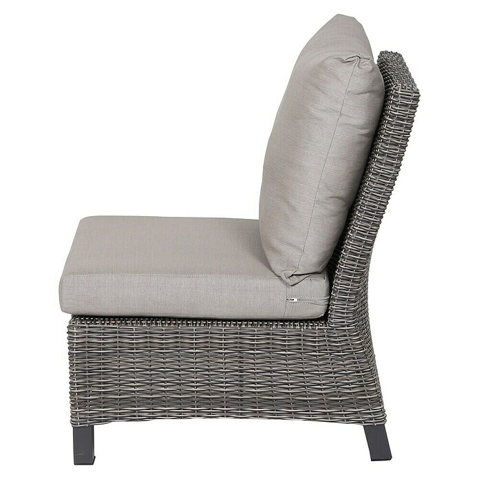 Siena Garden Corido Loungesofa-Mittelelement (L x B x H: 81 x 64 x 87 cm, Charcoal Grey, Aluminium) | BAUHAUS