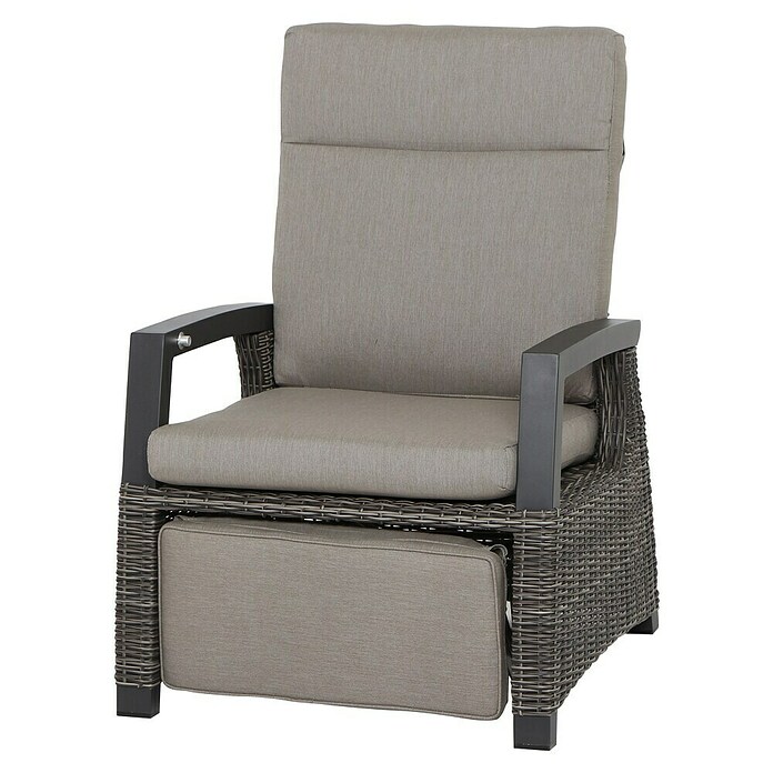 Siena Garden Corido Relaxsessel (L x B x H: 85,5 x 73 x 103 cm, Charcoal Grey, Aluminium) | BAUHAUS