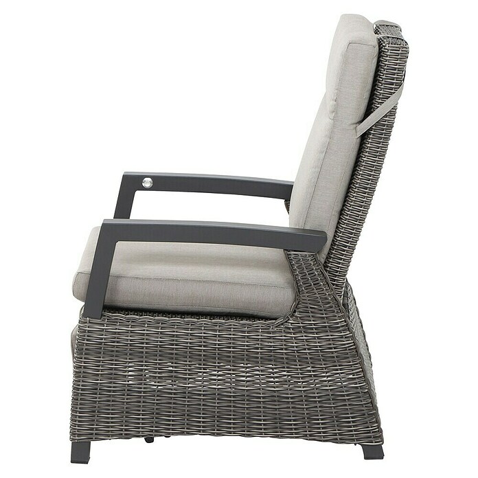 Siena Garden Corido Relaxsessel (L x B x H: 85,5 x 73 x 103 cm, Charcoal Grey, Aluminium) | BAUHAUS