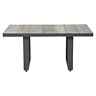 Siena Garden Corido Loungetisch (L x B x H: 85 x 140 x 67 cm, Aluminium, Washed Grey)