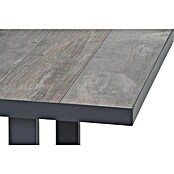 Siena Garden Corido Loungetisch (L x B x H: 85 x 140 x 67 cm, Aluminium, Washed Grey) | BAUHAUS