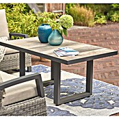 Siena Garden Corido Loungetisch (L x B x H: 85 x 140 x 67 cm, Aluminium, Washed Grey) | BAUHAUS