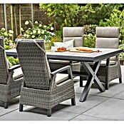 Siena Garden Corido Garten-Loungesessel (L x B x H: 74 x 60,5 x 109 cm, Charcoal Grey, Aluminium) | BAUHAUS